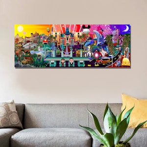 Disney Geschenk | Hollywood Studios Leinwanddruck