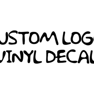 Custom Logo Vinyl Decal Sticker