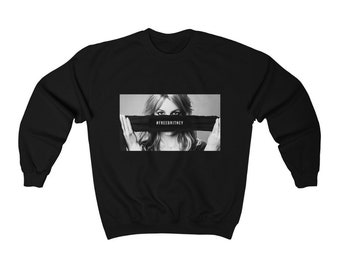 crewneck over collared shirt