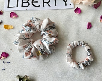 Liberty Scrunchies, Hair Scrunchies, Women’s, Girl’s Hair Accessories, Silk Satin