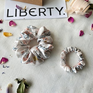 Liberty Scrunchies, Hair Scrunchies, Women’s, Girl’s Hair Accessories, Silk Satin
