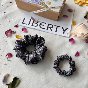 Liberty Scrunchies, Hair Scrunchies, Women’s, Girl’s Hair Accessories, Silk Satin