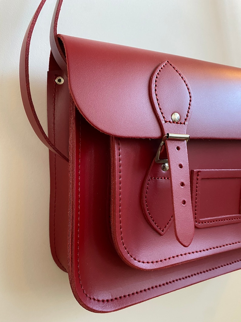 Leather Bag Leather Satchel Hand Made in UK Crossbody Bag Etsy UK