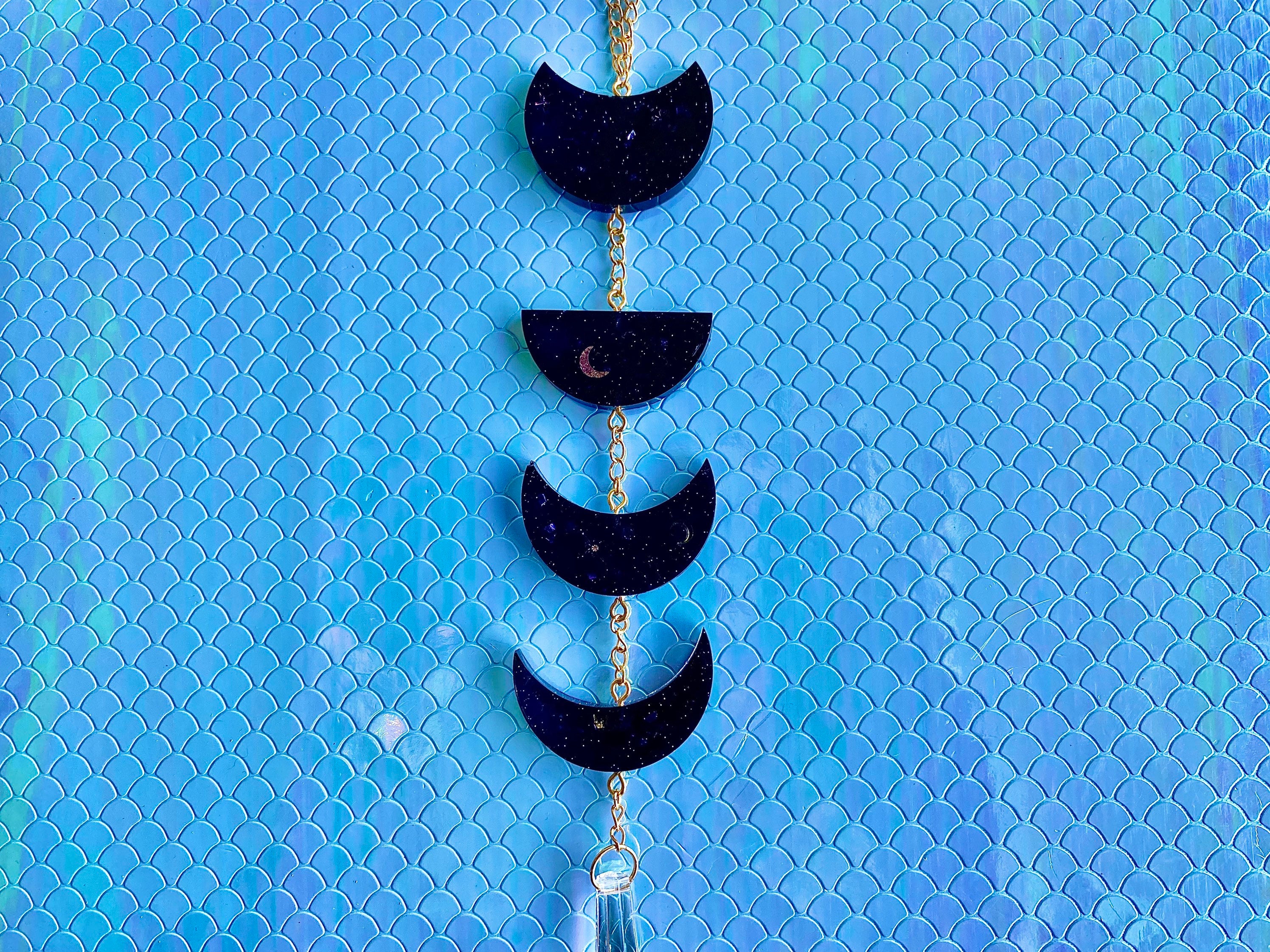 Suspension Murale en Résine Étoiles