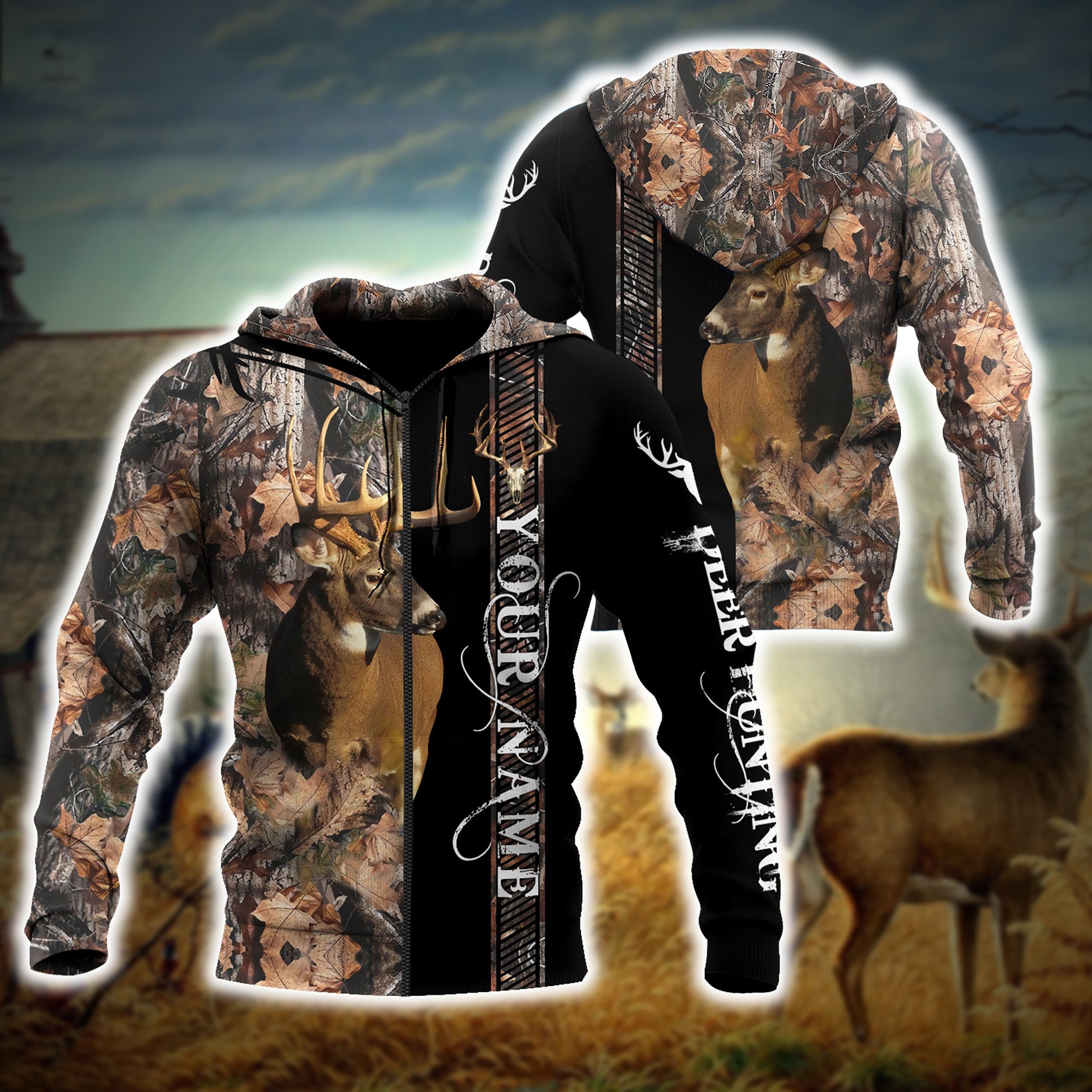 Discover Deer Hunting Sweatshirt Pullover Hoodie Zip Hoodie