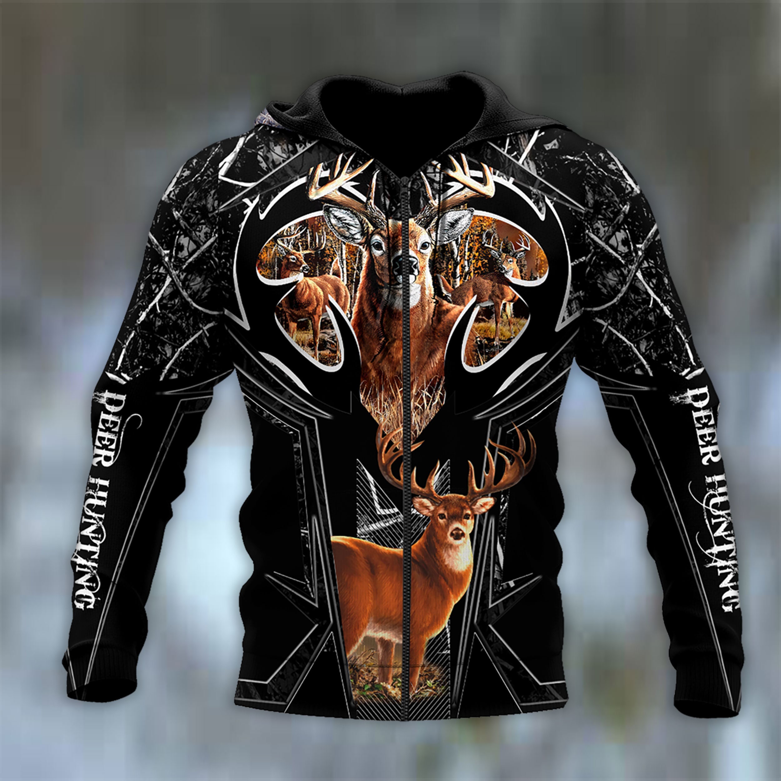 Discover Premium Deer Hunting Camo 3D Hoodie