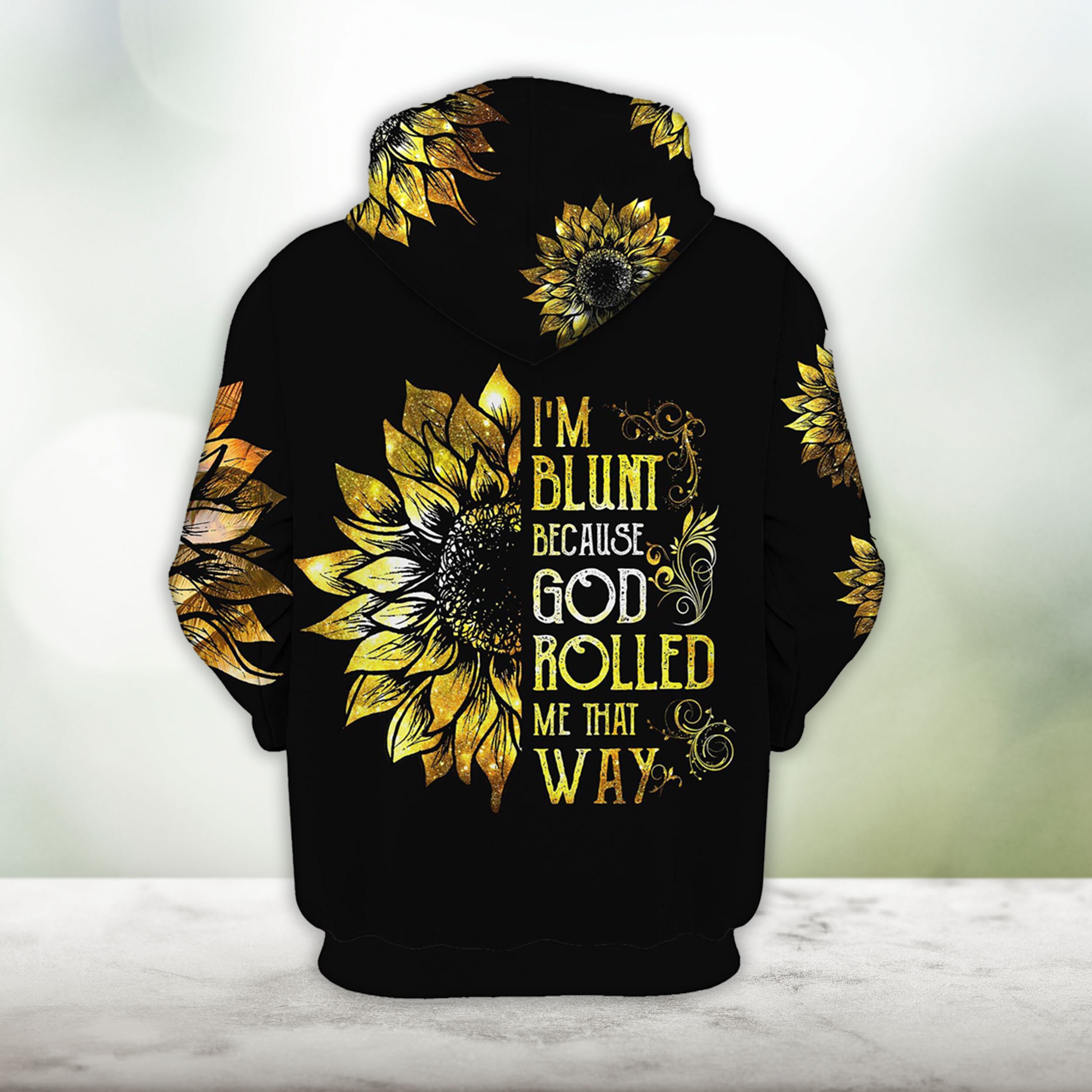 Discover Custom Personalized Hippie Sunflower 3D Hoodies