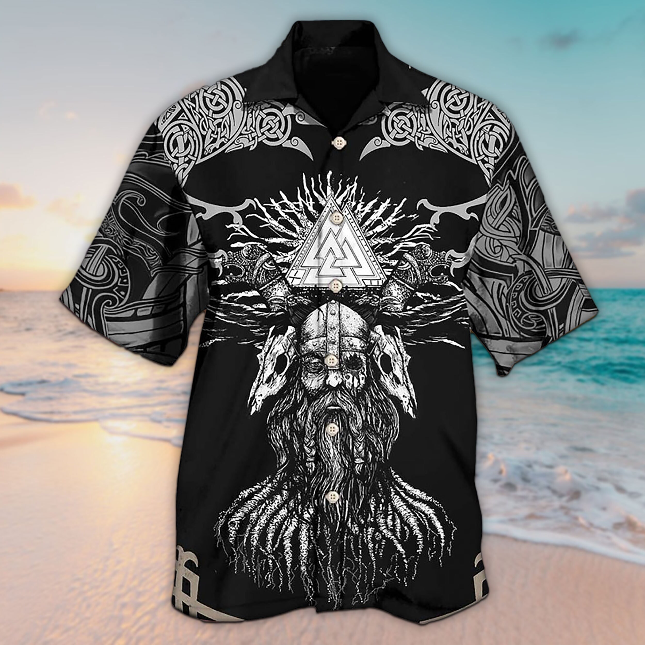 Unisex Viking Victory Life Hawaiian Shirt, Aloha Hawaiian Shirts