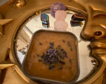 Organic Brown Sugar Facial Scrub: Honey, Coconut Oil, Patchouli Frankincense