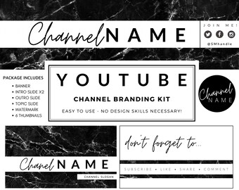 Marble Youtube Etsy