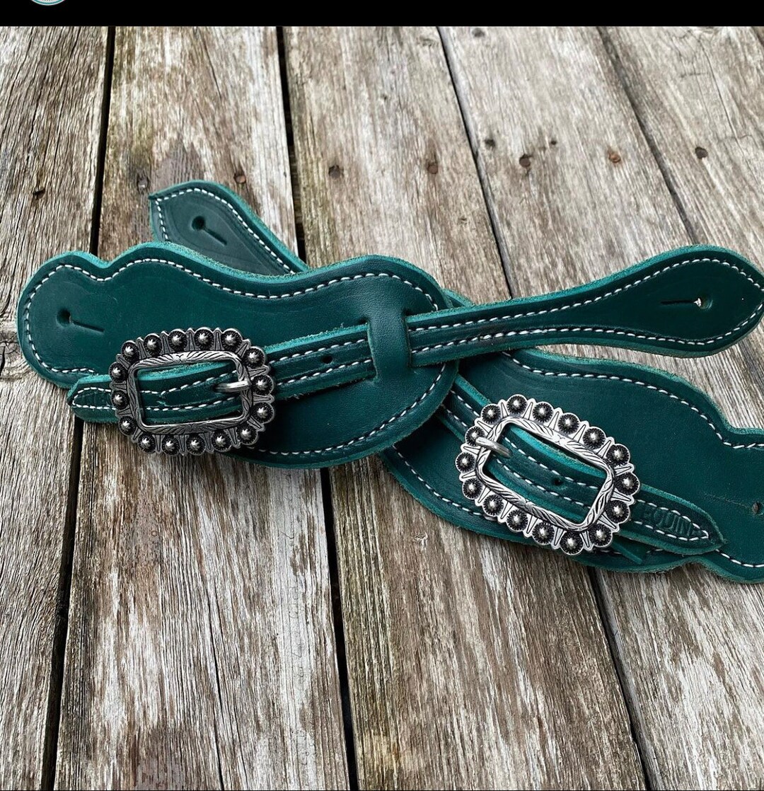 Turquoise Stud Spurs Straps main image 1