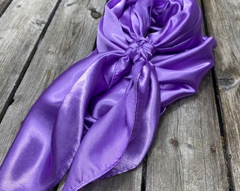 Light Purple Western Cowgirl Cowboy Wild Rag Punchy