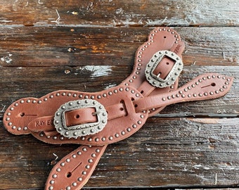 Top Quality Spur Straps Handmade out of soft and supple harness leather