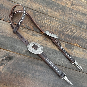 Quick Change Headstall Bridle Buckstitch