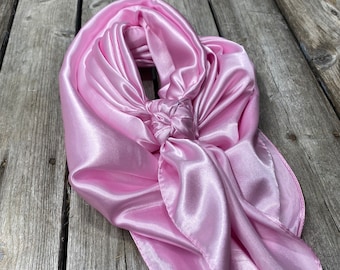 Light Pink Western Cowgirl Cowboy Wild Rag Punchy