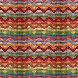 Chevron Upholstery Fabric: Vintage Sweater Texture, 56 Inch Wide