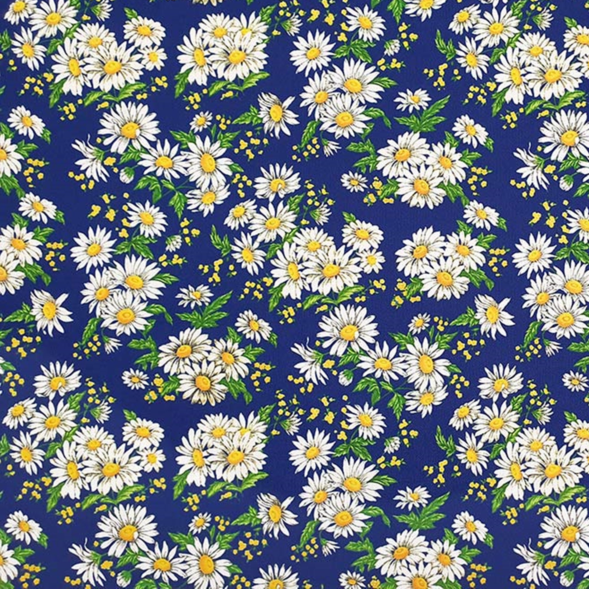 Daisy Patterned Upholstery Fabric Curtain Fabric Digital Etsy