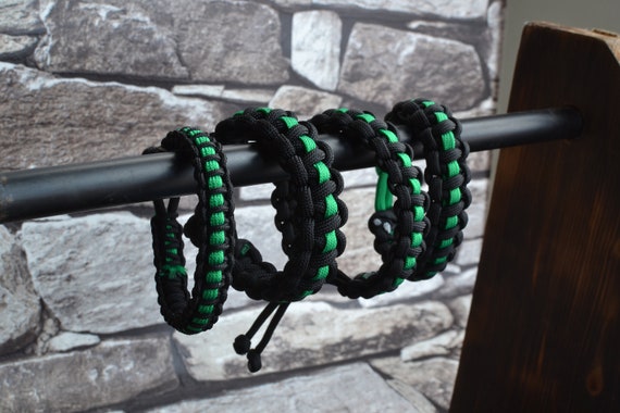 Thin Green Line Paracord Braclet, NHS Support