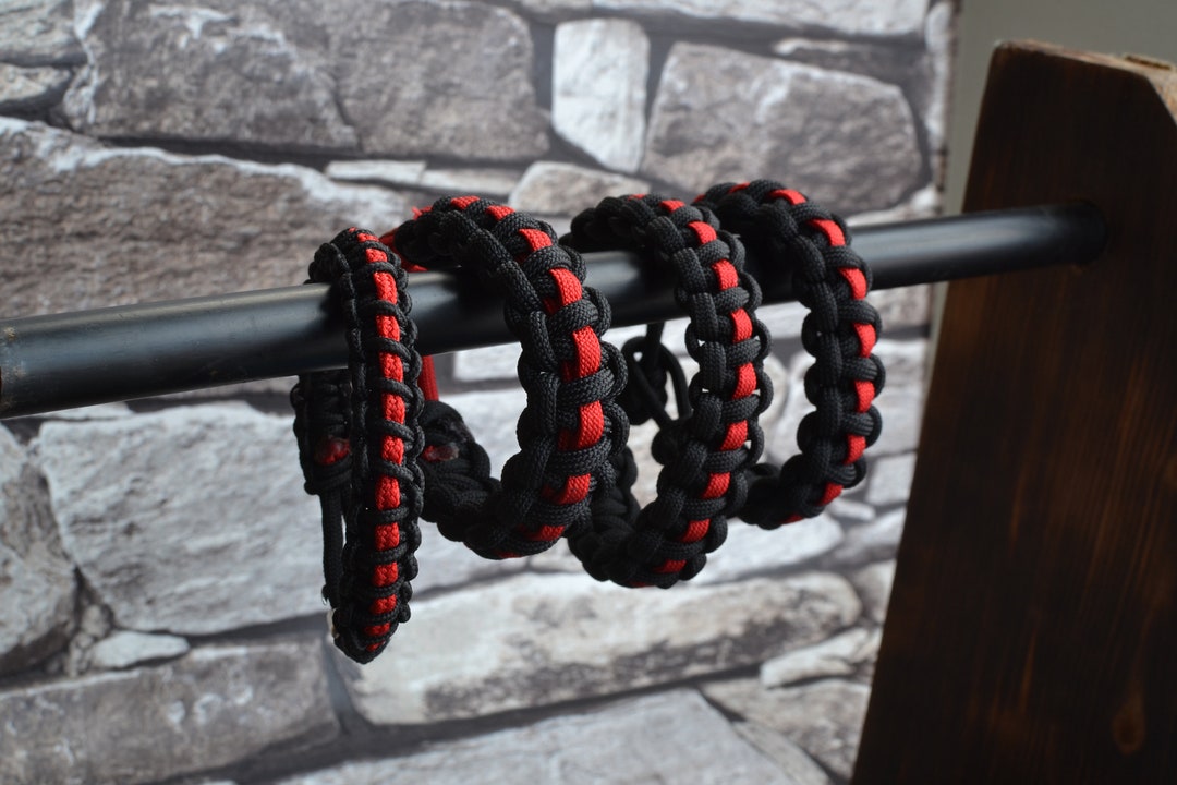 Braccialetto Paracord Cobra Wave, Nero, Lunghezza - Foto 11