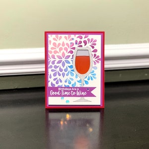 Set di 3, 5 o 10 carte shaker liquido, set di carte, biglietti fatti a mano, biglietti di auguri fatti a mano, biglietti per vini, carte fatte a mano