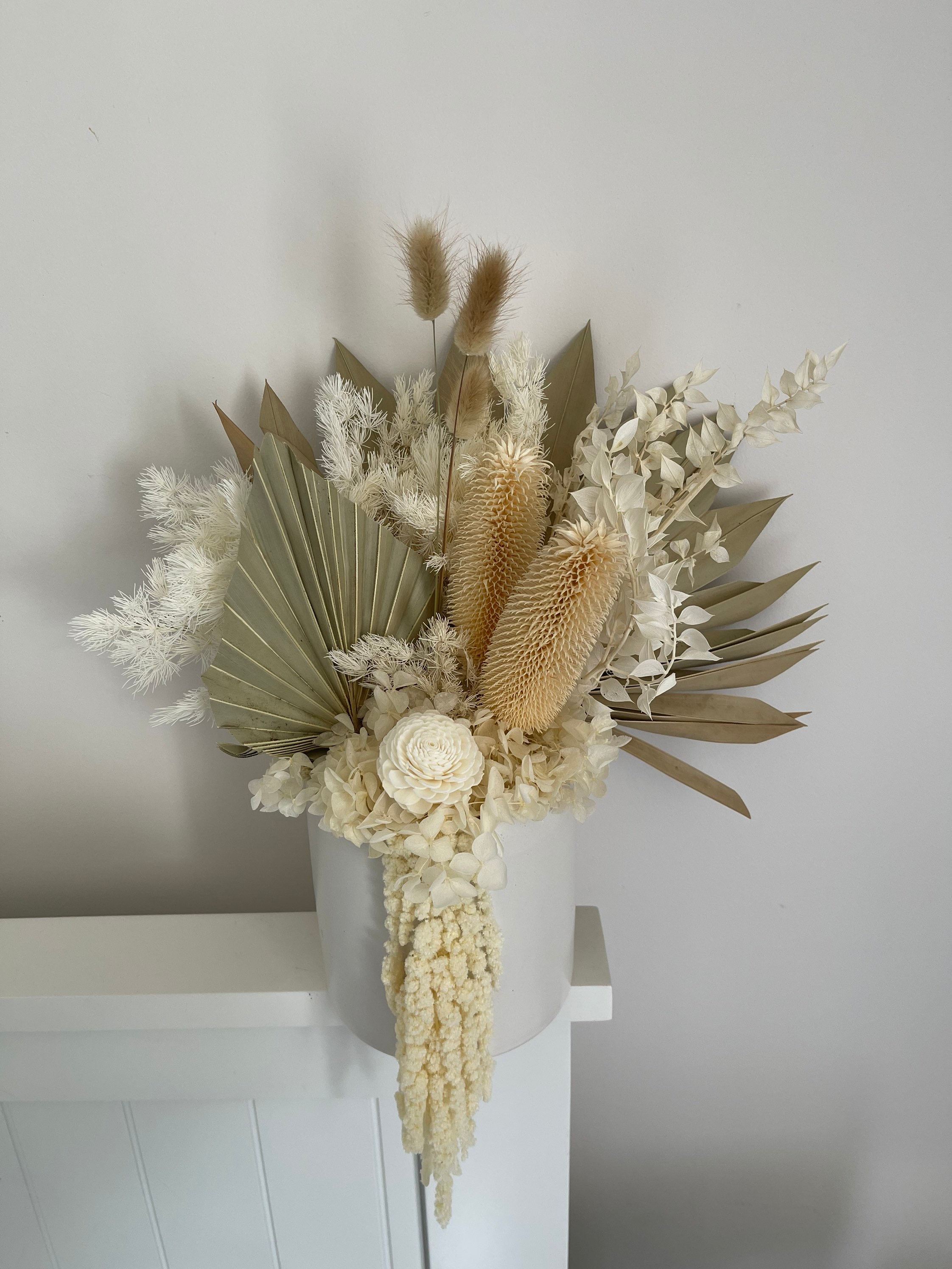 Large Dried Flower Arrangement Etsy