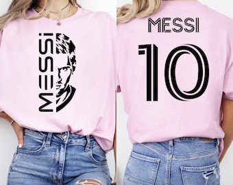 Lionel Messi Soccer Graphic Tee, Kids Football Fan Shirt