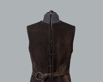 Aragorn Leather Vest The Lord of The Rings Cosplay Aragorn Strider's Jerkin Vintage Movie Leather Vest Replica, Gift For Him