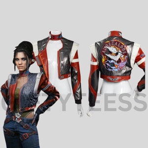 Cyberpunk 2077 Panam Palmer Leather Jacket, Cosplay Costume, Womens Biker Jacket, Gift For Her , Made To Order