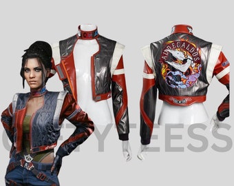 Cyberpunk 2077 Panam Palmer Leather Jacket, Cosplay Costume, Womens Biker Jacket, Gift For Her , Made To Order