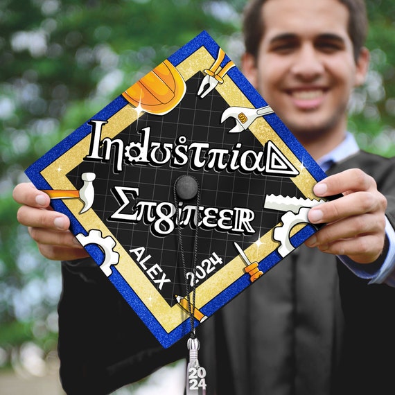 Personalized Engineer Graduation Cap