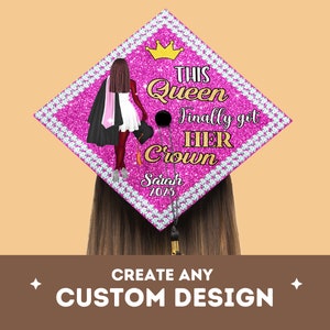 Custom Your Own Graduation Cap Topper, Personalized Grad Cap, Cap Decoration For Graduation 2024