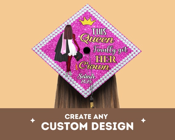 Personalized Latin Graduation Cap Topper Puerto Rico Grad Cap