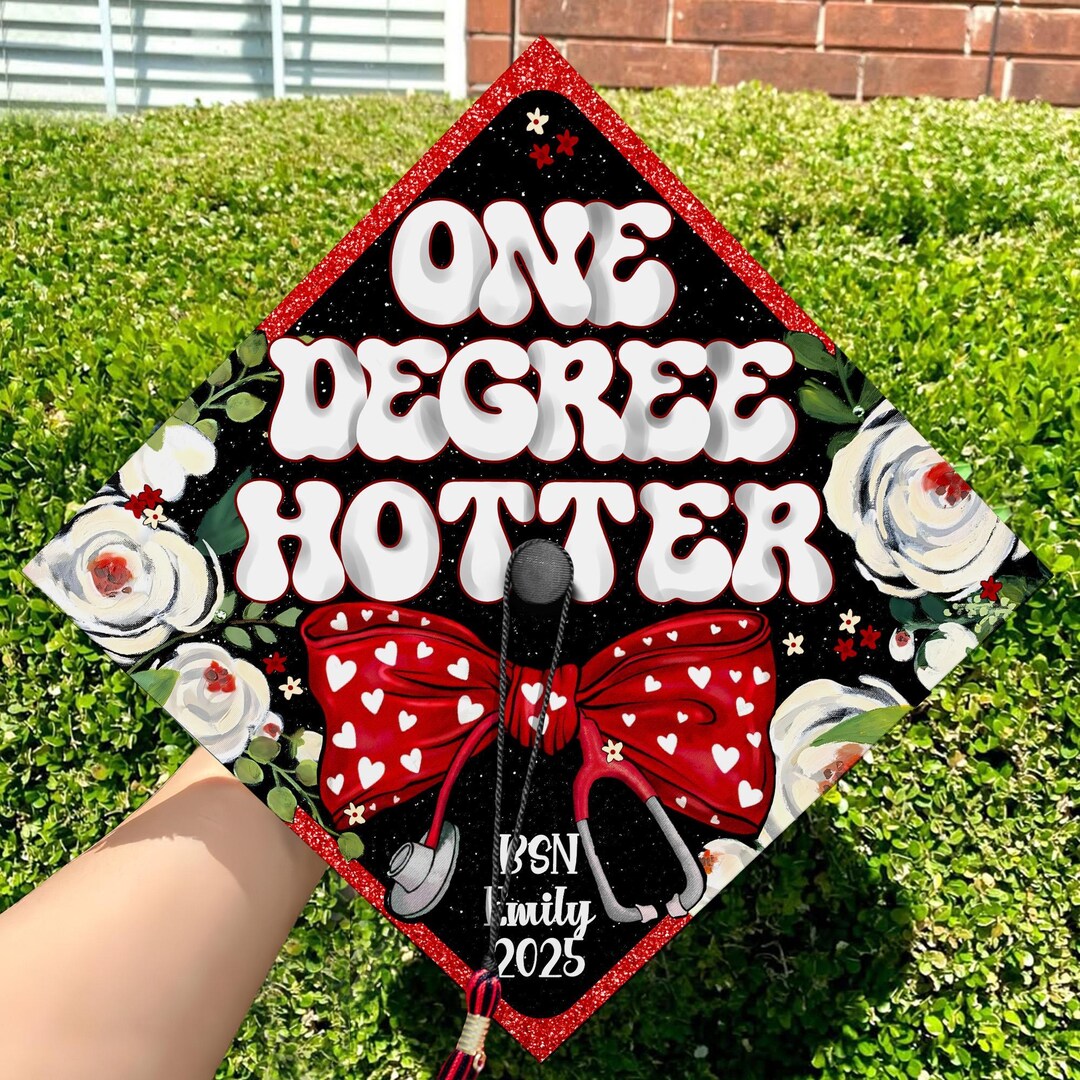 Personalized RN Nurse Grad Cap Topper, Custom RN Nurse Graduation Cap ...