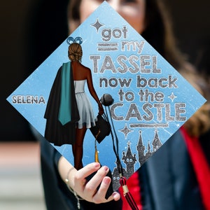 Custom Graduation Cap Topper, Disney Grad Cap Idea, Personalized Cap Decoration For 2024