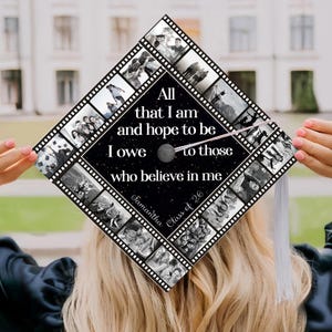 Custom Photo Graduation Cap Topper, Class of 2026 Decoration