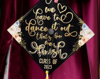Graduation Cap Toppers for all Class of 2024 ? Personalized Graduation Cap Topper, Motivational Quote Grad  main image 3