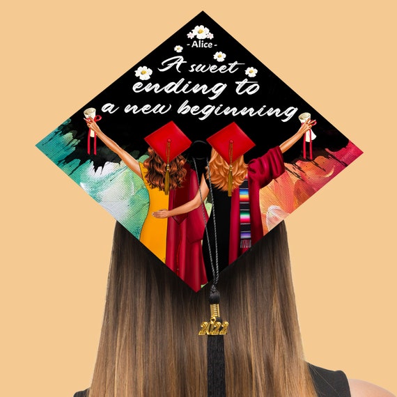 I Want to Make Some Memories Printed Grad Cap Topper Funny 