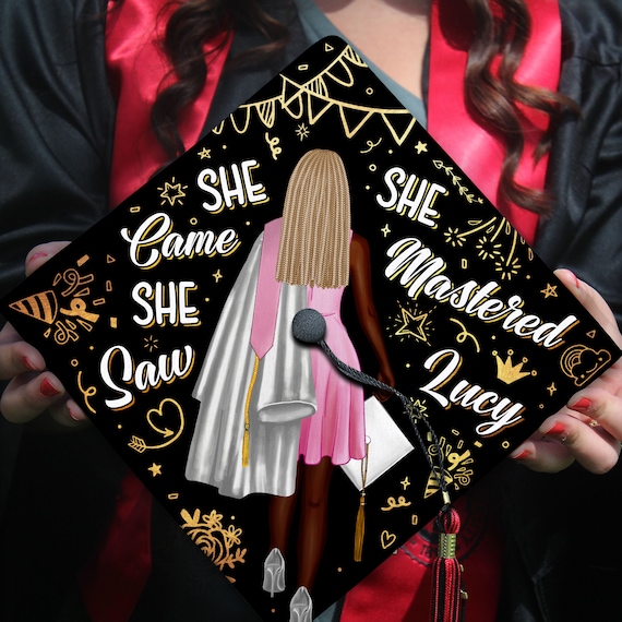  Black Girl Nursing Graduation Cap Topper - Printed RN Black  Queen Time For Shots Grad Cap Topper Decoration For Class of 2023 :  Handmade Products