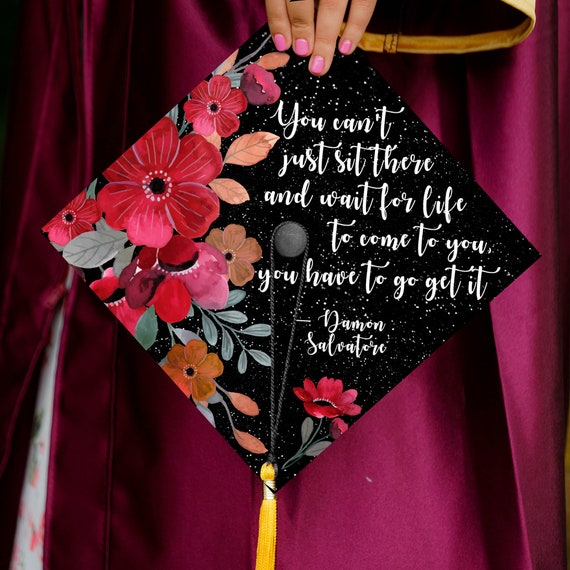 Vampire Diaries Damon Salvatore Grad Cap Topper Funny Grad - Etsy Israel Vampire Diaries Damon Salvatore Grad Cap Topper Funny Grad - Etsy Israel