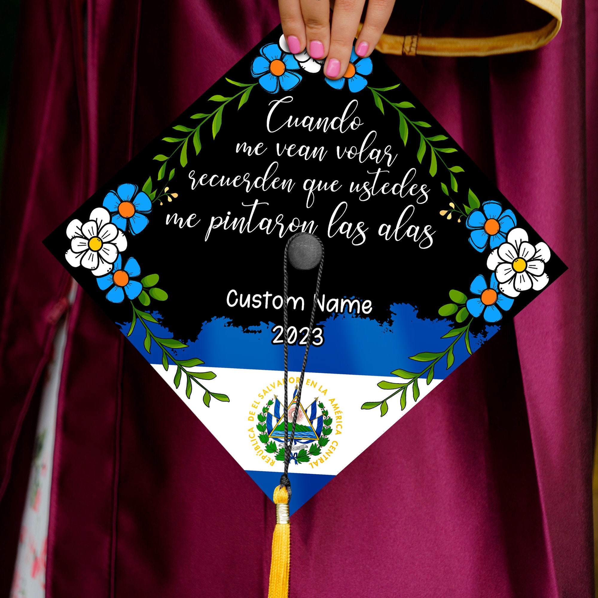 Custom Memorial Cap Decoration, Personalized Memories Graduation
