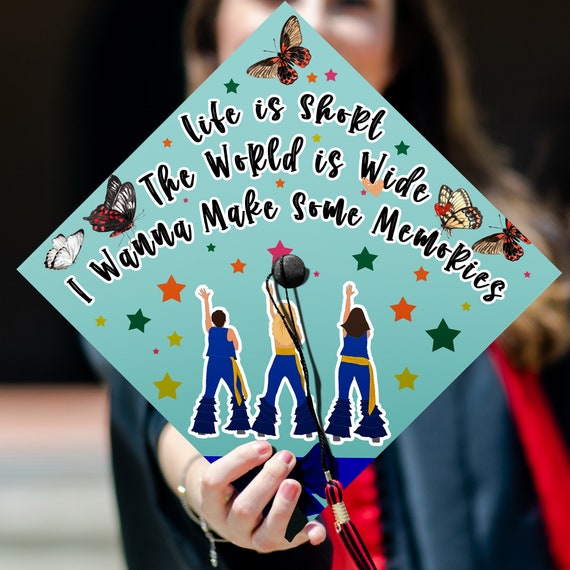 I Want to Make Some Memories Printed Grad Cap Topper Funny 