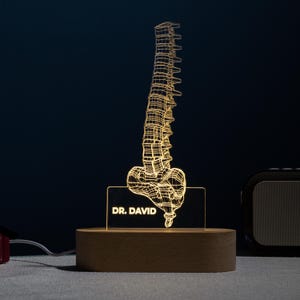 Personalized Chiropractic Gifts, Unique Gifts for Orthopedic Surgeon Doctor, Chiropractor Gift, Spine Doctor Gift