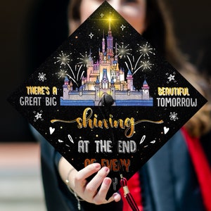 Motivational Graduation Cap Topper, Disney Inspired Grad Cap Topper, Graduation Decor, Class of 2024