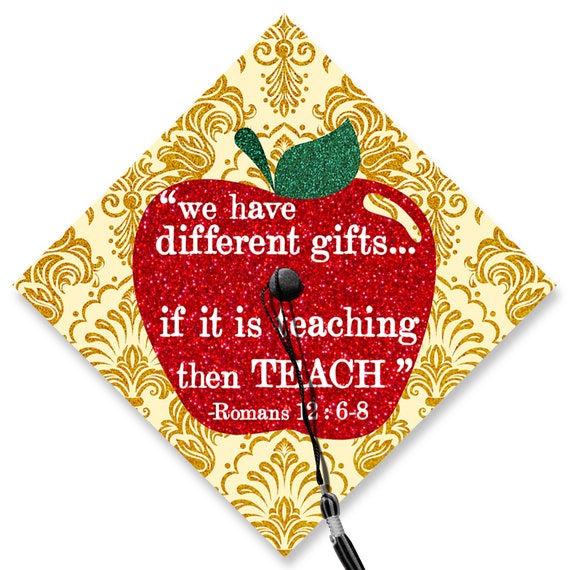 Now It's My Turn to Teach Printed Graduation Cap Topper, Teacher Custom Grad  Cap Topper, Future Teacher Gift, Class of 2023 