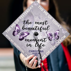 The Most Beautiful Moment In Life Graduation Cap Topper, Kpop Grad Cap Topper, Army Graduation Decoration, Class of 2024