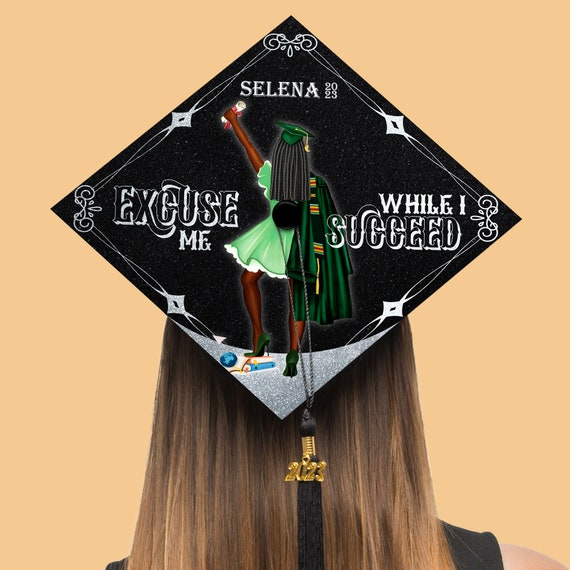 Cars themed grad Cap 💕 follow us @motivation2study for daily inspiration