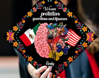 Custom Latina Psychology Graduation Cap Topper, Personalized Cap Decoration To Honor Your Hard Work, Graduation 2024