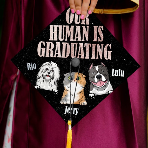 Personalized dog tags for graduation sales