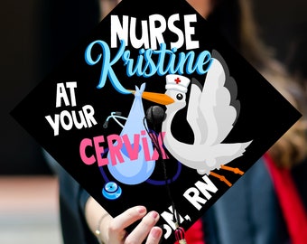 Nursing Graduation Cap Topper, Nurse Grad Cap Topper, Graduation Decoration, Class of 2024