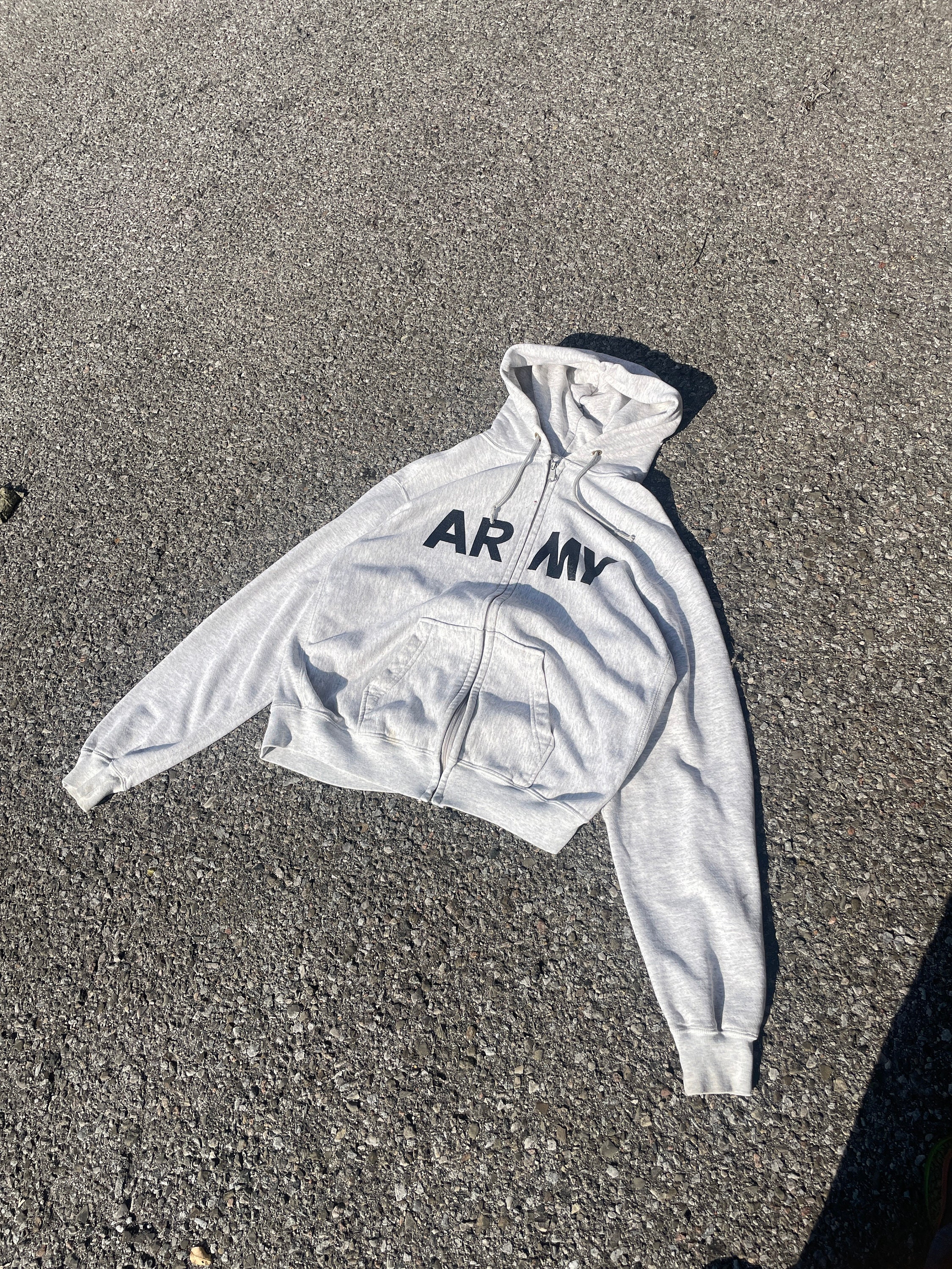 Army zip up hoodie Etsy